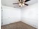 Empty bedroom with ceiling fan and neutral walls at 601 Marlin Rd, Winter Springs, FL 32708
