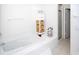 Relaxing bathroom featuring a large tub and updated vanity at 435 Caribbean Dr, Davenport, FL 33897
