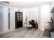 Bright home office with a desk and built-in shelving at 435 Caribbean Dr, Davenport, FL 33897
