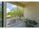 Screened balcony overlooking the community at 8810 Dunes Ct # 203, Kissimmee, FL 34747