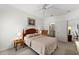 Bright bedroom with double bed and ensuite bathroom at 8810 Dunes Ct # 203, Kissimmee, FL 34747