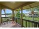 Relaxing lanai with lake views and patio furniture at 200 Maitland Ave # 2, Altamonte Springs, FL 32701
