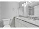 Updated bathroom with double vanity and granite countertop at 540 Orange Dr # 13, Altamonte Springs, FL 32701