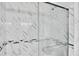 Modern shower with marble tile and glass enclosure at 540 Orange Dr # 13, Altamonte Springs, FL 32701