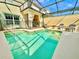 Private screened pool and patio area at 4805 Clock Tower Dr, Kissimmee, FL 34746