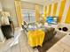 Bright living room with modern furniture and decor at 4805 Clock Tower Dr, Kissimmee, FL 34746
