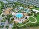 Resort-style community pool with expansive deck at 1424 Rolling Fairway Dr, Davenport, FL 33896