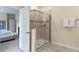 Walk-in shower with glass enclosure at 1424 Rolling Fairway Dr, Davenport, FL 33896