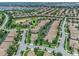 Aerial view showing home location in a neighborhood at 1424 Rolling Fairway Dr, Davenport, FL 33896