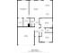 1419 sq ft floor plan, 3 bed, 2 bath, garage at 1100 James Way, Kissimmee, FL 34759