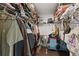 Large walk-in closet with ample shelving and hanging space at 1100 James Way, Kissimmee, FL 34759