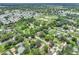 Aerial view of neighborhood, showing parks and homes at 1825 Ruby St, Lakeland, FL 33815