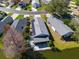 House with solar panels and patio overlooking a canal at 132 Meadow Blvd, Sanford, FL 32771