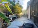 Large backyard patio with lush landscaping at 132 Meadow Blvd, Sanford, FL 32771