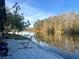 Peaceful waterfront view with backyard patio at 132 Meadow Blvd, Sanford, FL 32771