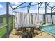 Enjoy relaxing moments by the pool with this outdoor seating area at 619 Kensington Dr, Davenport, FL 33897