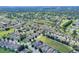 Property location shown from above in residential neighborhood at 633 Copeland Dr, Haines City, FL 33844