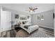 Spacious bedroom with ceiling fan and large windows at 274 N Ranger Blvd, Winter Park, FL 32792