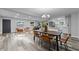 Open concept living room and kitchen with modern finishes and stylish furniture at 274 N Ranger Blvd, Winter Park, FL 32792