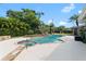 Inviting pool and spa with flagstone decking at 515 N Boyd St, Winter Garden, FL 34787