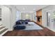Finished basement with fireplace, game table and comfortable seating at 515 N Boyd St, Winter Garden, FL 34787