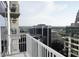 Private balcony offering stunning city skyline views at 155 S Court Ave # 2310, Orlando, FL 32801