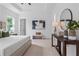 Spacious bedroom with plush carpet and large window at 530 Boggy Creek Rd # 3429, Kissimmee, FL 34744