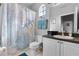 Clean bathroom with shower/tub combo and updated vanity at 618 Brunello Dr, Davenport, FL 33897
