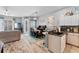 Open kitchen with granite countertops and island at 618 Brunello Dr, Davenport, FL 33897