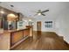 Updated kitchen features stainless steel appliances and wood cabinetry at 171 Ronnie Dr, Altamonte Springs, FL 32714