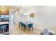 Bright dining area with table and chairs, located near kitchen at 17317 Hidden Forest Dr, Clermont, FL 34714