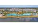 Aerial view of Margaritaville Resort and large pool area at 8016 Flip Flop Way, Kissimmee, FL 34747