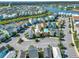Aerial view of colorful homes and parking at 8016 Flip Flop Way, Kissimmee, FL 34747