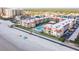 Aerial view of beachfront condo complex with pool and beach access at 3801 S Atlantic Ave # 321, New Smyrna Beach, FL 32169