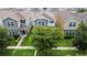 Aerial view of two-story house and neighborhood at 11109 Folklore St, Winter Garden, FL 34787