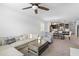 Open concept living area showcasing a kitchen and dining space at 11109 Folklore St, Winter Garden, FL 34787