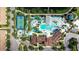 Resort-style pool and surrounding amenities at 2015 Majorca Drive, Kissimmee, FL 34747