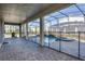 Screened-in pool and spa with patio area at 4637 Target Blvd, Kissimmee, FL 34746