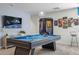 Game room with a pool table and media area at 4637 Target Blvd, Kissimmee, FL 34746