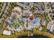 Large community pool with lazy river, waterslide and multiple lounging areas at 4637 Target Blvd, Kissimmee, FL 34746