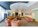 Common area with circular seating arrangement at 155 S Court Ave # 2503, Orlando, FL 32801