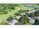 Property location shown in relation to a golf course and other homes at 25515 Hawks Run Ln, Sorrento, FL 32776