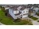 Two-story house with stone accents and landscaped yard at 9076 Hazard St, Davenport, FL 33896