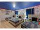 Star Wars themed bedroom with three twin beds and mural at 9076 Hazard St, Davenport, FL 33896