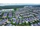 Aerial view of a large community with numerous houses and pools at 601 Lasso Dr, Kissimmee, FL 34747