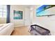 Bedroom with a full bed, TV, and crib at 601 Lasso Dr, Kissimmee, FL 34747