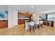 Modern kitchen featuring stainless steel appliances and an island at 601 Lasso Dr, Kissimmee, FL 34747