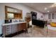 Basement bathroom with vanity and full-length mirror at 4600 Nebraska Ave, Sanford, FL 32771