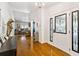 Inviting entryway with hardwood floors and an ornate door at 4600 Nebraska Ave, Sanford, FL 32771