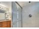 Bathroom with shower and vanity at 5102 Caspian St, Saint Cloud, FL 34771